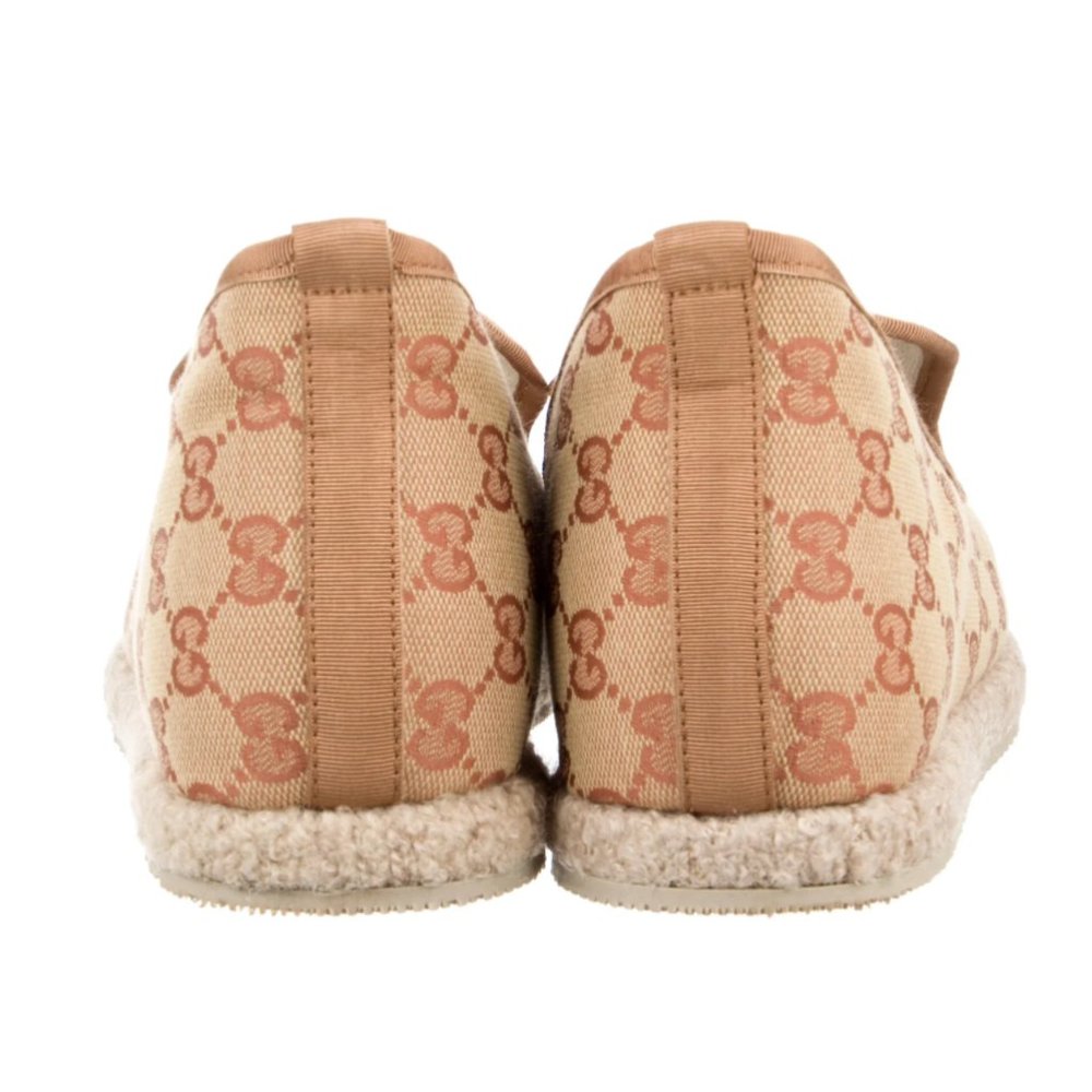 Gucci GG Monogram Horsebit Detail Fria Espadrilles Size US 10 - Picture 5 of 16